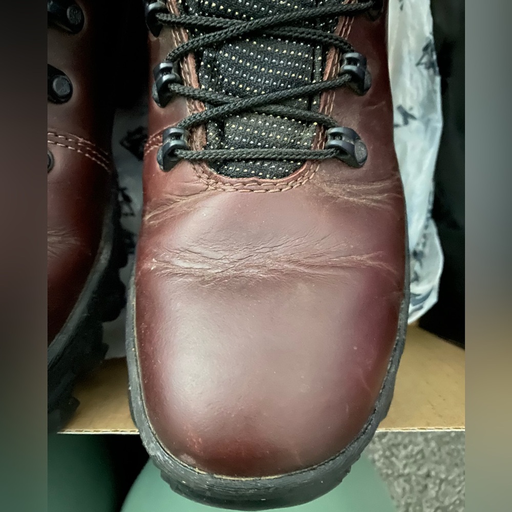 Rocky 6" Tall Brown Hiker Hiking Work Boots Vibram Sole Size 39.5 - Picture 8 of 12